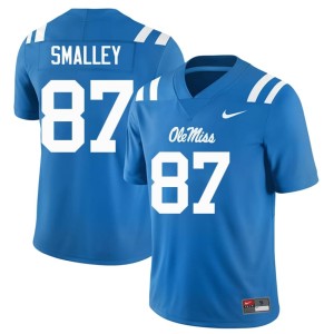 #87 Powder Blue Rebels Wyatt Smalley Men's 2026-27 College Football Jerseys 488547-632