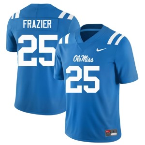 #25 Mississippi 2026 College Football Mens Makhi Frazier Powder Blue Jersey 876068-406