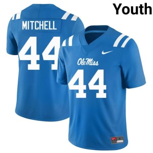 #44 Youth College Football Powder Blue Tony Mitchell Stitched Hotty Toddy Jerseys 504216-571